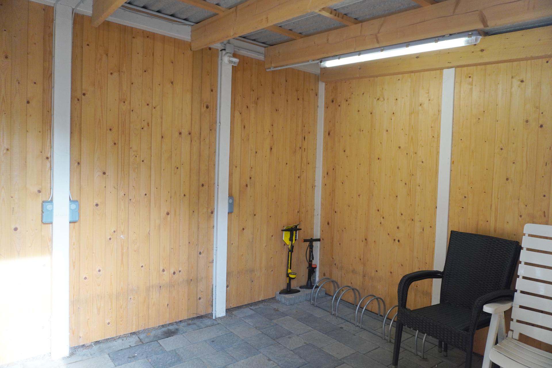 Fahrradraum der Pension ElbKate in Glückstadt